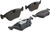 Premium Low-Met OE Equivalent Front Brake Pad Set | BBBP36007