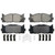 QuickStop Front Disc Brake Pad Set Ceramic | WAGZD1293