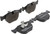 Premium Low-Met OE Equivalent Front Brake Pad Set | BBBP44012
