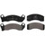 QuickStop Front Disc Brake Pad Set Semi-Metallic | WAGZX431