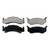 QuickStop Front Disc Brake Pad Set Semi-Metallic | WAGZX269