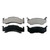 QuickStop Front Disc Brake Pad Set Semi-Metallic | WAGZX269