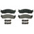 QuickStop Front Disc Brake Pad Set Semi-Metallic | WAGZX965