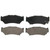 QuickStop Front Disc Brake Pad Set Ceramic | WAGZD556
