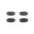 Premium NAO Ceramic OE Equivalent Front Brake Pad Set | BBBP07016N