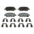 OEX Rear Disc Brake Pad Set Premium Ceramic | WAGOEX905