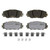 OEX Front Disc Brake Pad Set Premium Ceramic | WAGOEX1210