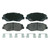 QuickStop Front Disc Brake Pad Set Semi-Metallic | WAGZX914