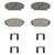 OEX Front Disc Brake Pad Set Premium Ceramic | WAGOEX1301