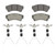 OEX Front Disc Brake Pad Set Premium Ceramic | WAGOEX1192