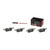 Premium NAO Ceramic OE Equivalent Rear Disc Brake Pad Set | BBBP06094N