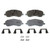 OEX Front Disc Brake Pad Set Premium Ceramic | WAGOEX866