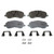 OEX Front Disc Brake Pad Set Premium Ceramic | WAGOEX866