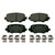 QuickStop Rear Disc Brake Pad Set Ceramic | WAGZD1809