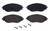 Premium Low-Met OE Equivalent Front Brake Pad Set | BBBP85166