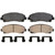 QuickStop Front Disc Brake Pad Set Ceramic | WAGZD1102