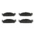 Premium NAO Ceramic OE Equivalent Front Brake Pad Set | BBBP24174N