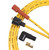 Universal Super Stock Spark Plug Wire Set, 7mm, Straight Boots - Yellow | ACC3008