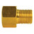 Brass Adapter, Female(7/16-24 Inverted), Male(1/2-20 Inverted) | AGSBLF-19C