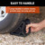 HD Wheel Chock with Mounting Bracket | CRT22803