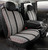 TR40 Series - Wrangler Saddleblanket Custom Fit Front Seat Cover - Black, with Super Grip fastening system for easy installation and wear resistant saddleblanket material. | 947TR48-37 BLACK