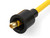 8MM Universal Fit Super Stock Spark Plug Wires Feature A Spiral Core And Yellow Silicone Jacket | ACC4041