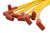 8MM Universal Fit Super Stock Spark Plug Wires Feature A Spiral Core And Yellow Silicone Jacket | ACC4041