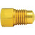 Brass Adapter, Female(3/8-24 Inverted), Male(M13x1.5 Bubble) | AGSBLF-34