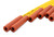 Universal Spark Plug Wire Set, 8mm - Yellow w/Orange Boots | ACC4040