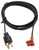 Repl cord, 120V w/ right angled silicone peanut shaped htr term, 1' (305mm) long | 5253600022
