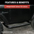 3" Round Black Steel Side Bars, Select Dodge Ram 1500, 2500 | AOR205002