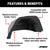 Jeep Wrangler JL Aluminum Rear Inner Fender Liners | AOR2500550