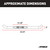 3" Round Black Steel Side Bars, Select Silverado, Sierra 1500, 2500, 3500 | AOR204048
