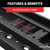 RidgeStep 6-1/2" x 91" Black Steel Running Boards (No Brackets) | AORC2891