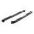 3" Round Black Steel Side Bars, Select Silverado, Sierra 1500, 2500, 3500 HD | AOR204045