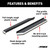 AeroTread 5" x 67" Polished Stainless Running Boards (No Brackets) | AOR2051867