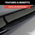 3" Round Black Steel Side Bars, Select Ford F-150, F-250, F-350 Super Duty | AOR203045