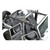 Seat Defender 58" x 23" Removable Waterproof Grey Bucket Seat Cover | AOR3142-01