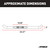 3" Round Polished Stainless Side Bars, Select Toyota Tacoma | AOR202001-2
