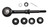 Front Suspension Stabilizer Bar Link Kit with Hardware | ACD45G0234
