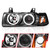 Projector Headlight Set w/Halo | ANZ121325