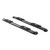 4" Black Steel Oval Side Bars, Select Ford F-150, F-250, F-350, F-450, F-550 | AORS223043