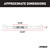 3" Round Polished Stainless Side Bars, Select Ford Bronco, F-150 | AOR203001-2