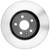 Black Hat Front Coated Disc Brake Rotor | ACD18A2652
