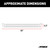 RidgeStep 6-1/2" x 85" Black Steel Running Boards (No Brackets) | AORC2885
