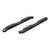 4" Black Steel Oval Side Bars, Select Silverado, Sierra 1500 Extended Cab | AORS224054