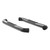 3" Round Black Steel Side Bars, Select Jeep Wrangler JK | AOR35800
