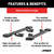 Rocker Step Running Boards, Select Jeep Wrangler JL 2-Door | AOR2074119