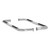 3" Round Polished Stainless Side Bars, Select Dodge Ram 1500 | AOR205003-2