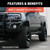 Big Step 4" Black Aluminum Round Side Bars, Select Dodge, Ram 1500 | AORAL235040